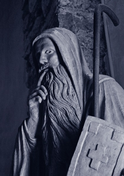 Statua di San Benedetto - Coro delle monache